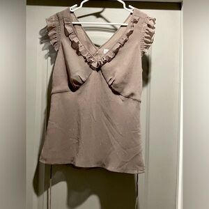 Ann Taylor sleeveless blouse.